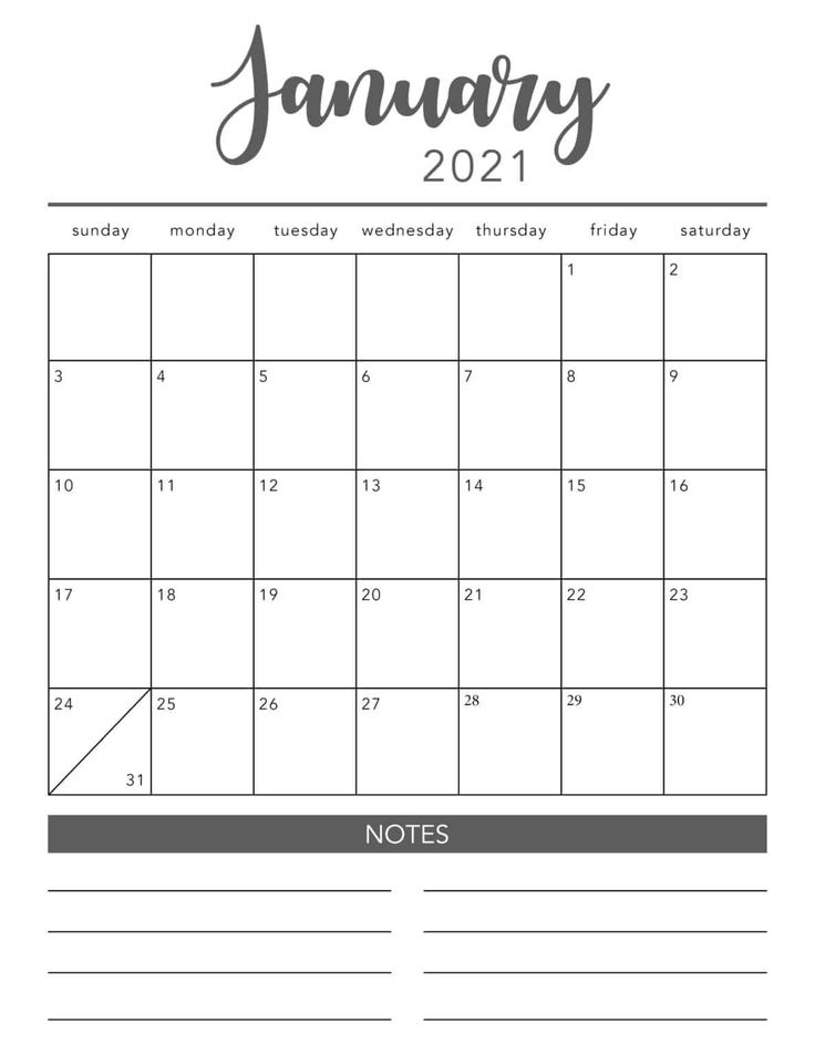 Free Printable Calendar 2022 | Free Calendar Template