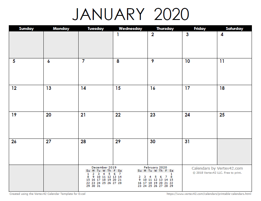 Show Me A Calendar Of January 2022