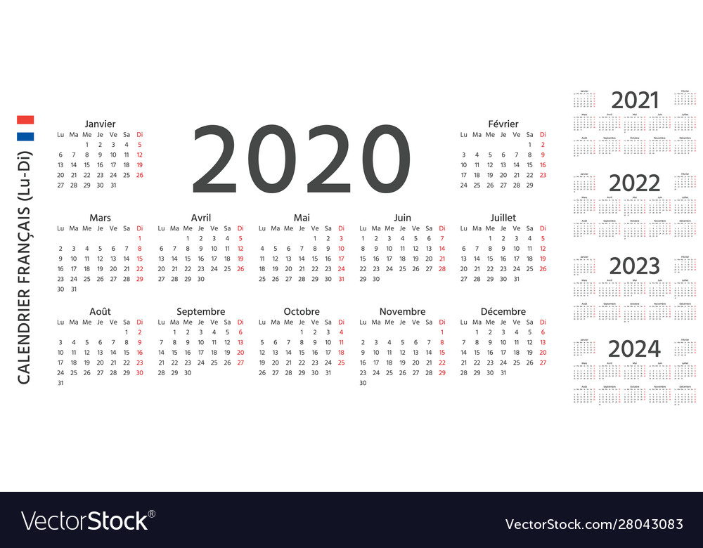 French Calendar 2021 | 2021 Calendar