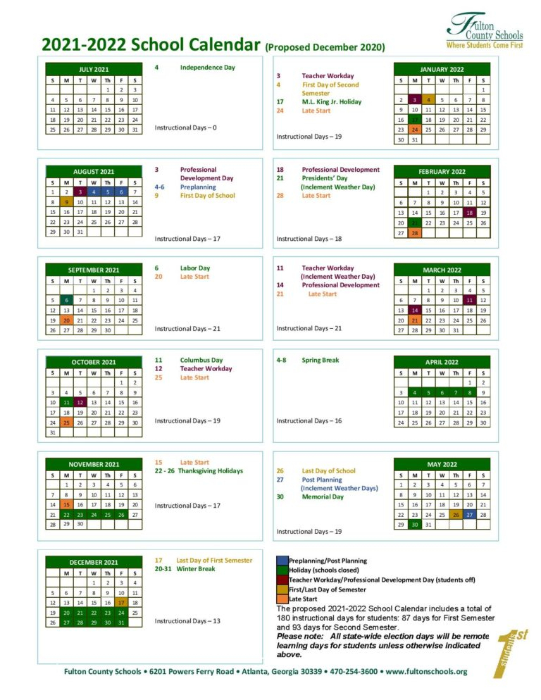 School Calendar 2022 Ieb