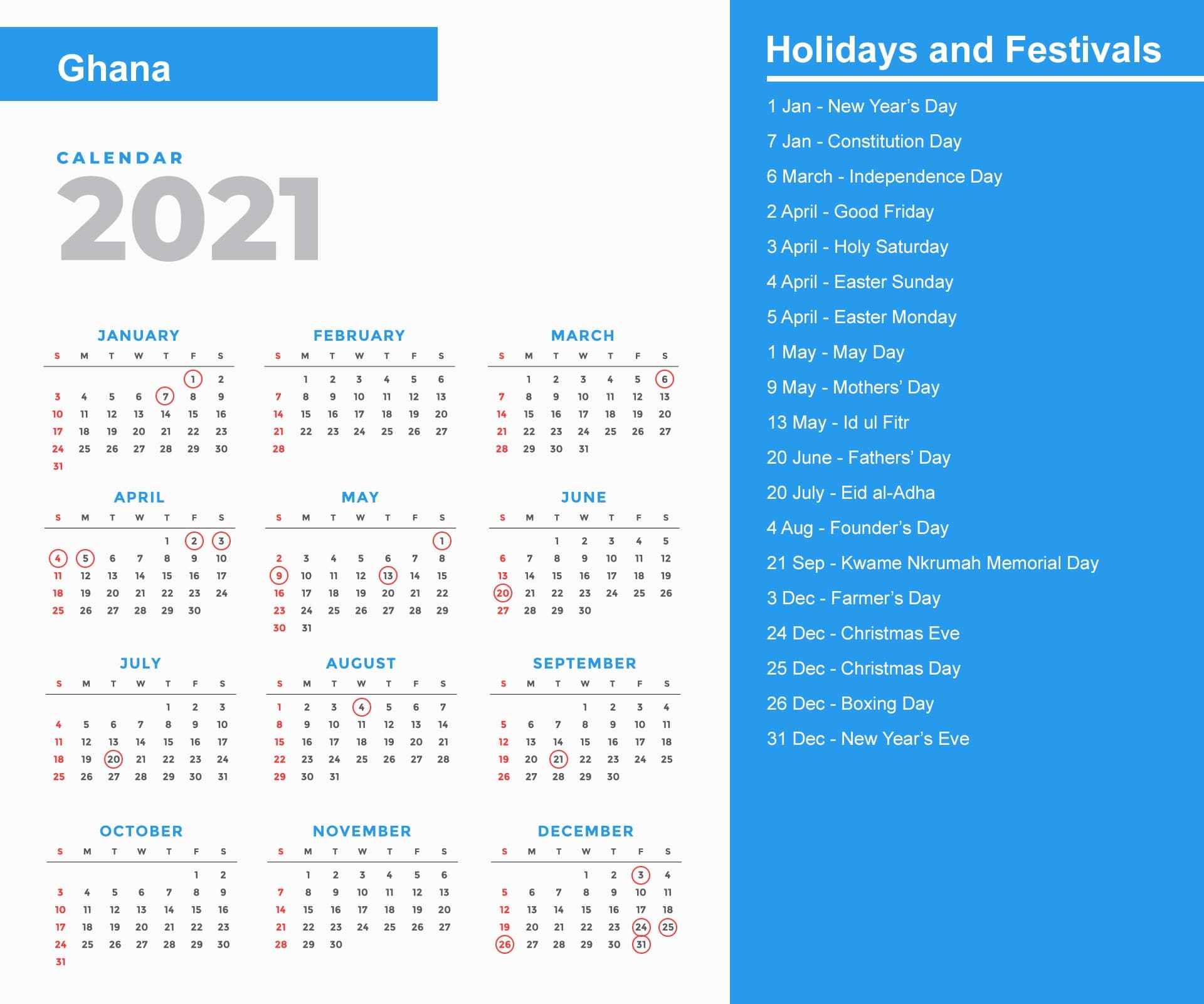 Ghana Holidays 2021 And Observances 2021