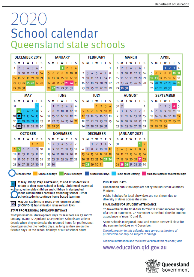 Government School Calendar For 2022