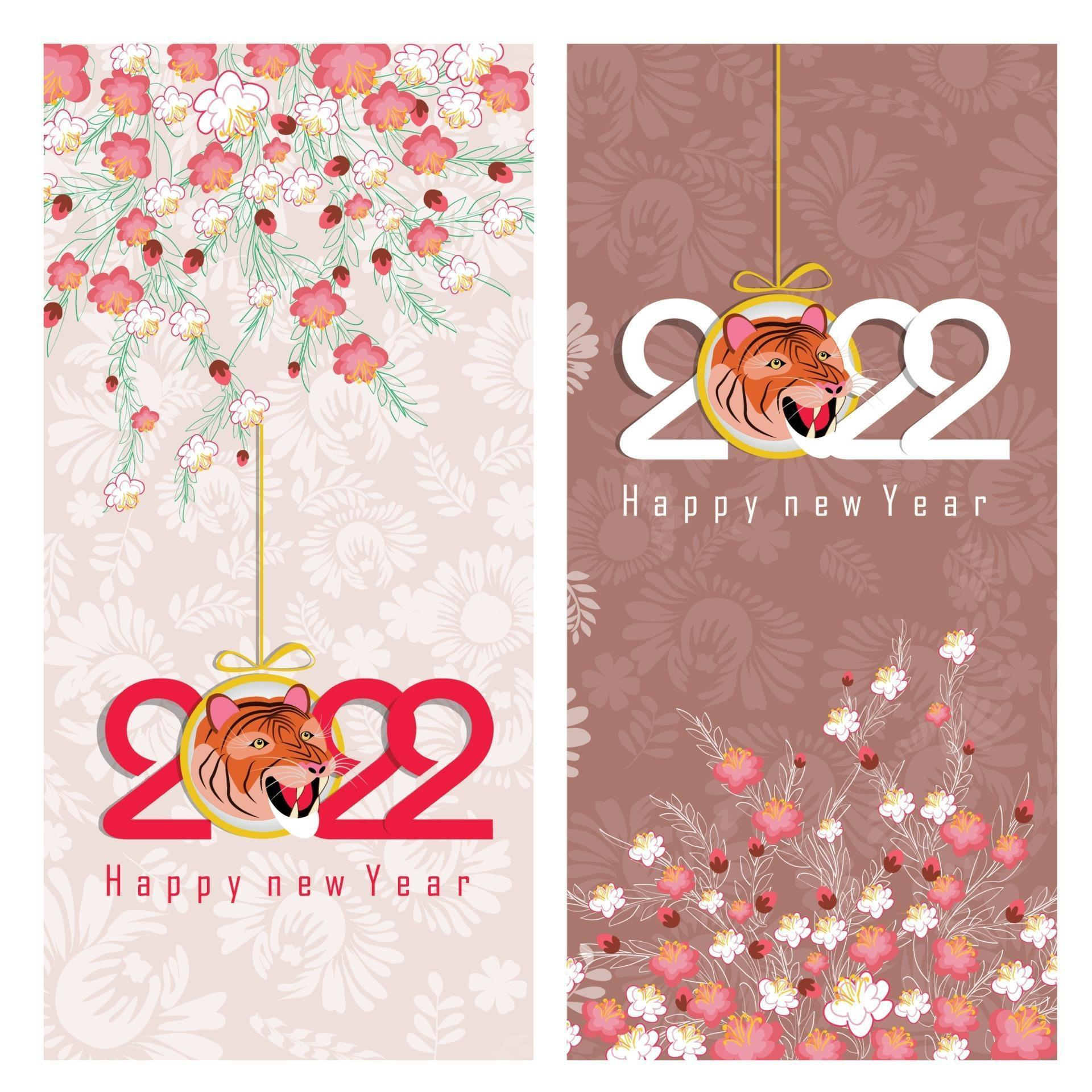 Happy Chinese New Year 2022 - Year Of The Tiger. Lunar New