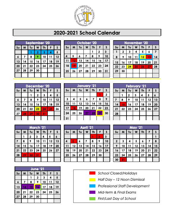 Hofstra Spring 2021 Calendar