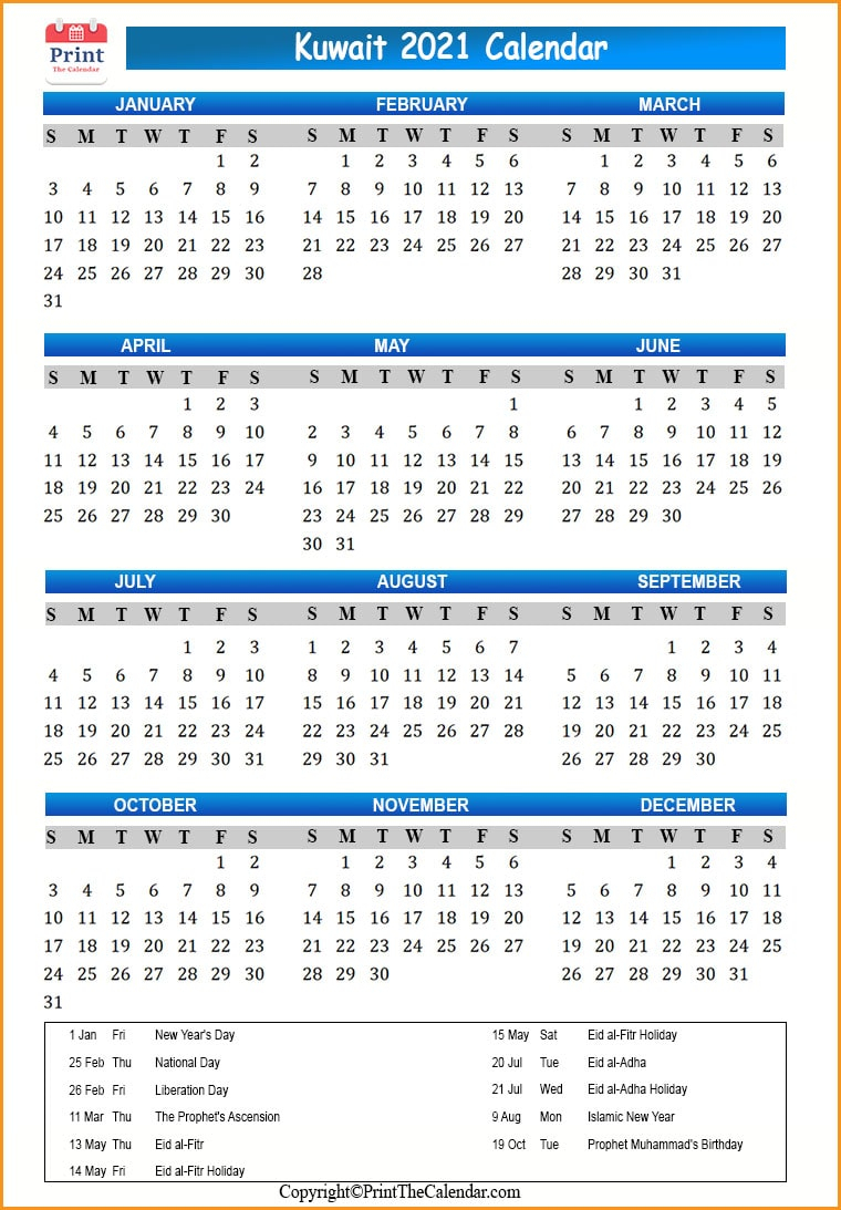 Islamic Holiday Calendar 2021 | Calendar 2021