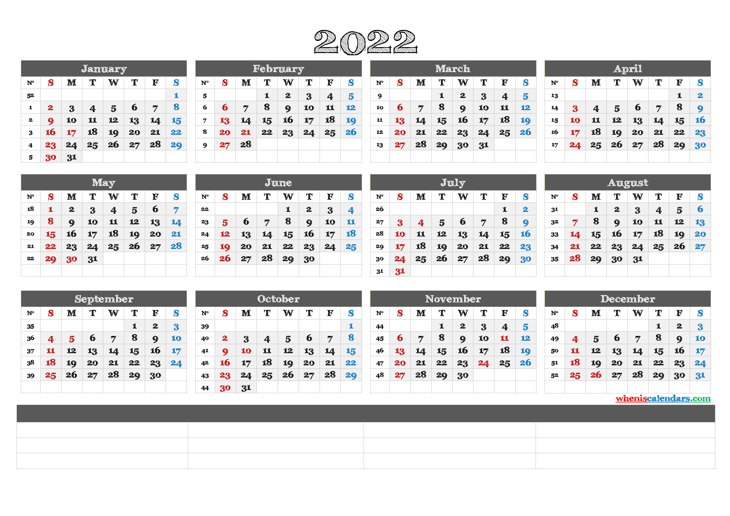 Kalender 2022 Malaysia : You Can Also Create Your Own