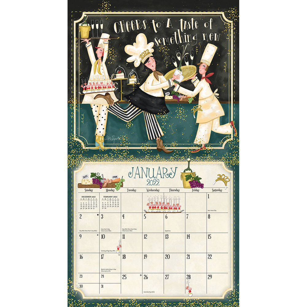 Lang Wall Calendar 2022 Love To Cook By Lorilynn Simms