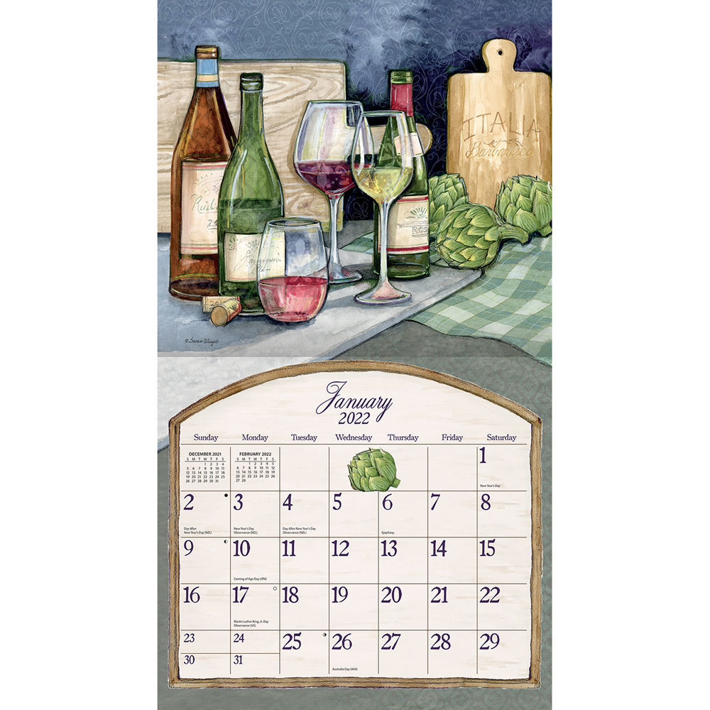 Lang Wall Calendar 2022 Wine Country By Susan Winget