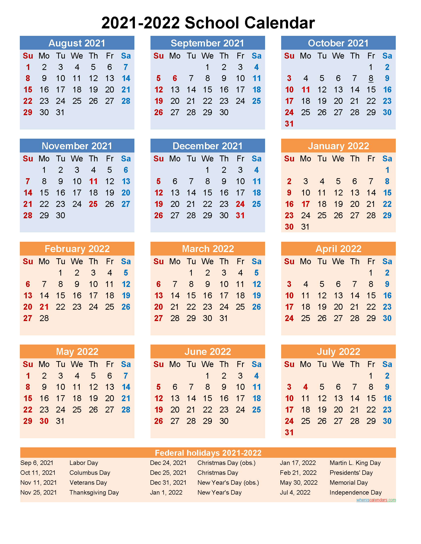 Letchworth Csd District Calendar 2021 2022 | 2022 Calendar