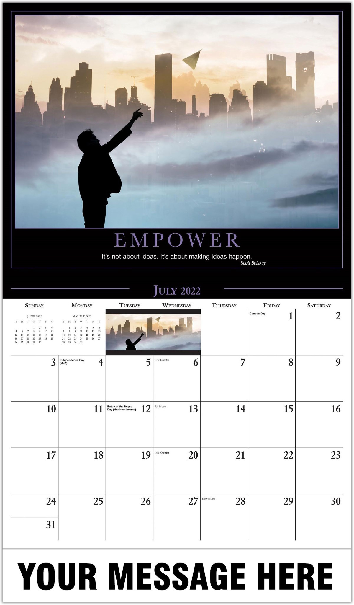 Motivation - 2022 Promotional Calendar - Inspirational