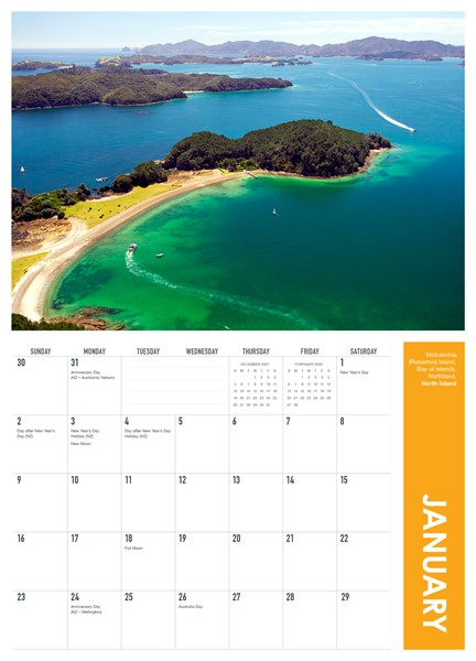 New Zealand Pictorial 2022 Calendar | Paper Plus