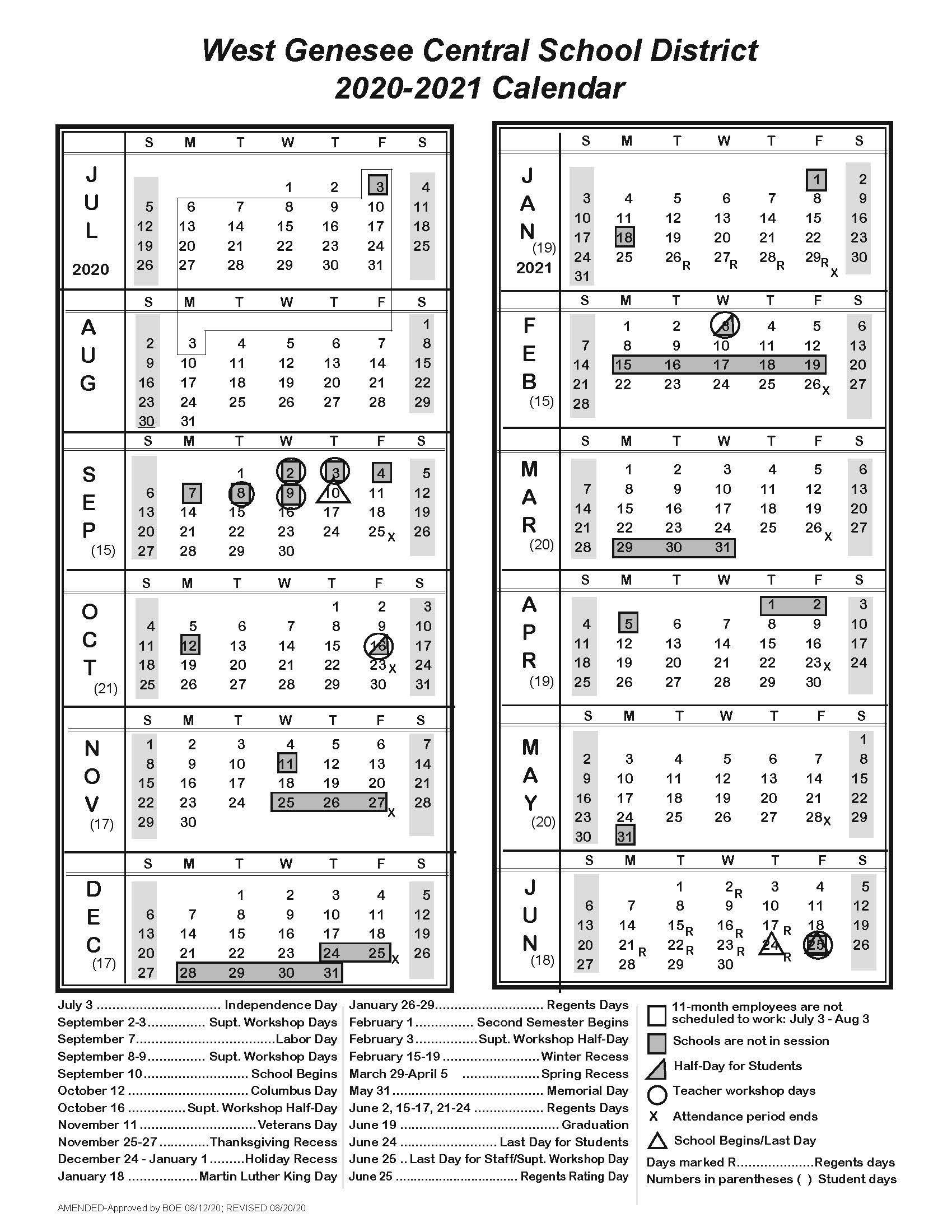 Nys Regents Calendar 2021 | Calendar Page