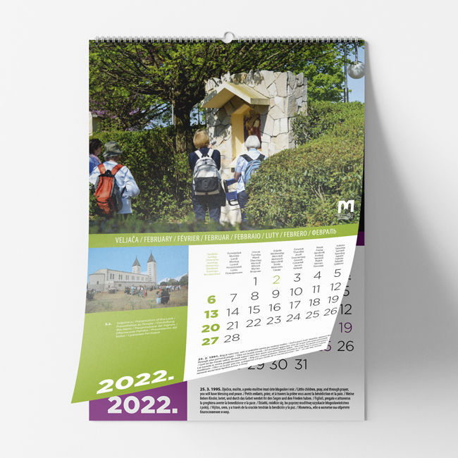 Official Medjugorje Shop. Calendar 2022.