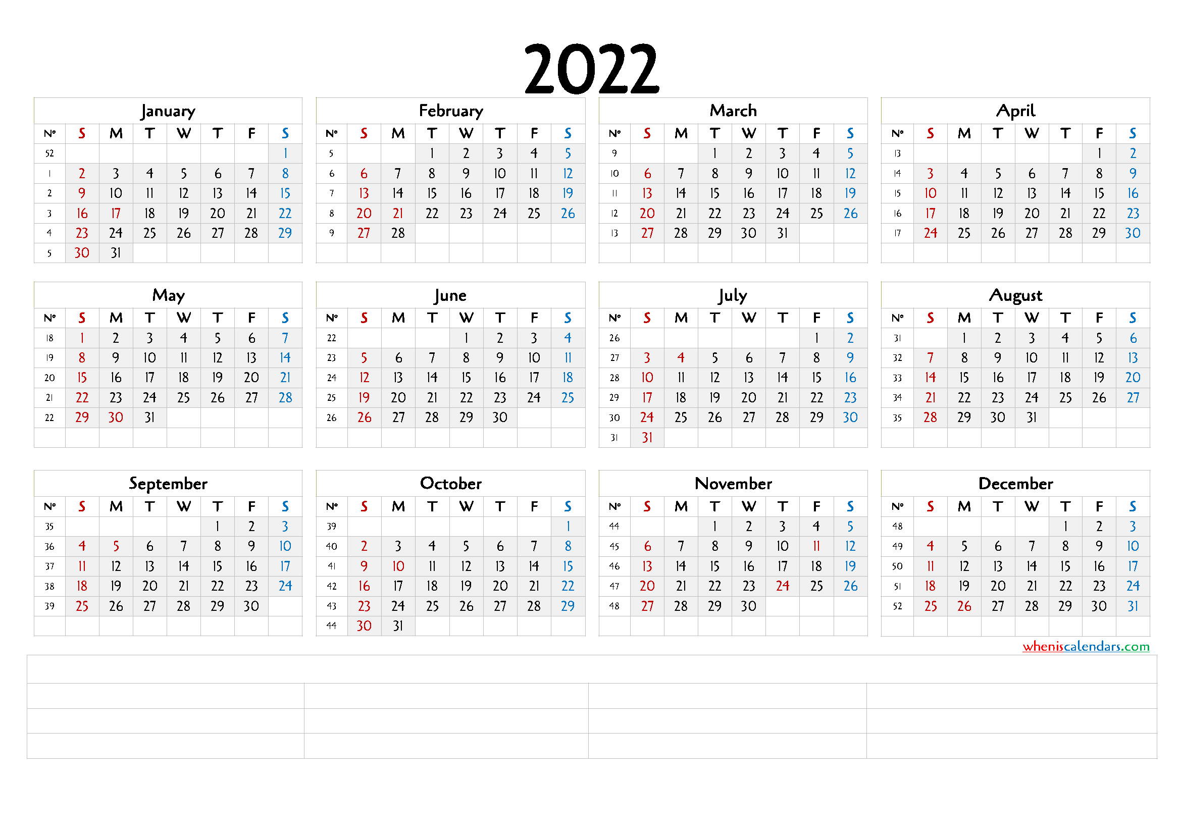 Free Blank Calendar 2022 Calendar Printables Free Blank