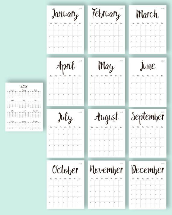 Printable Calendar 2021 2022 Desk Calendar Pdf Download
