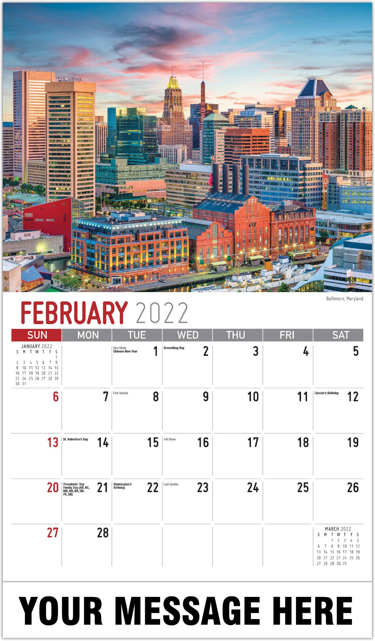 Scenes Of Southeast Usa - 2022 Promotional Calendar