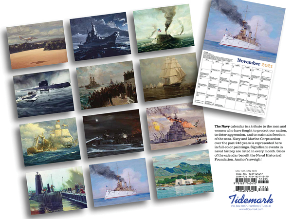 The Navy 2021 Calendar-Military Issue
