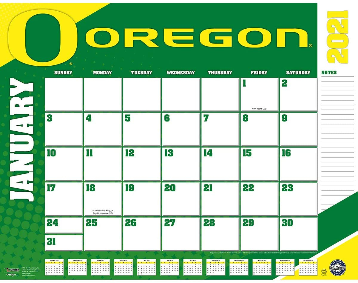 University Of Oregon Calendar 2021 2022 | Academic Calendar