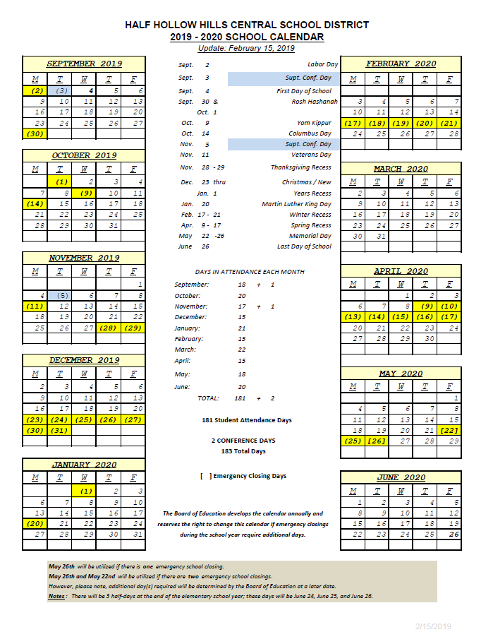 Vanderbilt Academic Calendar 2019 2020 - Calendar Online 2019