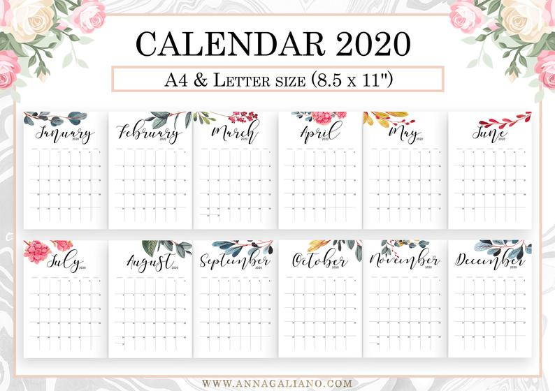 Wall Calendar 2021 2022 | Academic Calendar