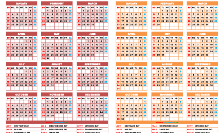 2021 And 2022 Calendar Printable (12 Templates) - Free Printable 2021