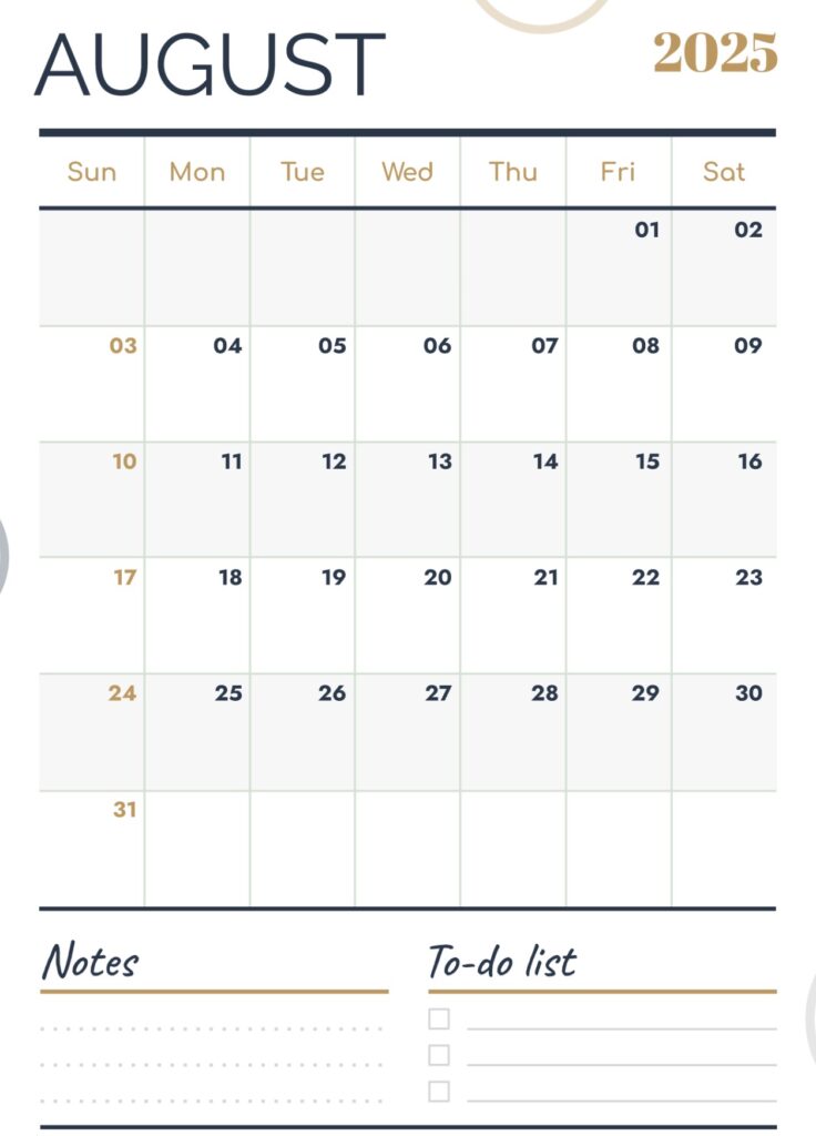 august 2025 calendar with holidays template august 2025 calendar with holidays template
