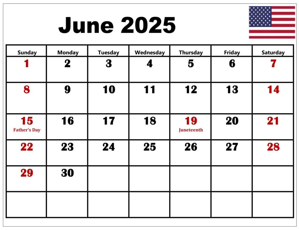june 2025 calendar with holidays june 2025 calendar with holidays