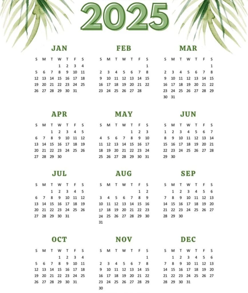 2025 printable calendar one page 2025 printable calendar one page