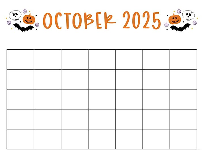 October 2025 Calendar JPG Free Printable