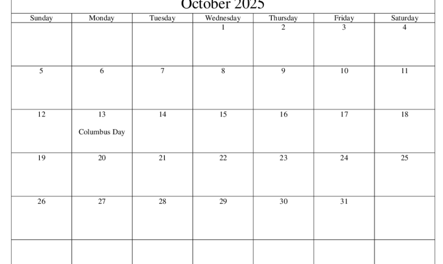 Customizable October and December 2025 Calendar for Work & Study