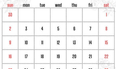 November 2025 minimalist calendar in landscape design