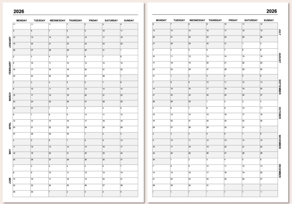 2026 Planner and Productivity Free Templates