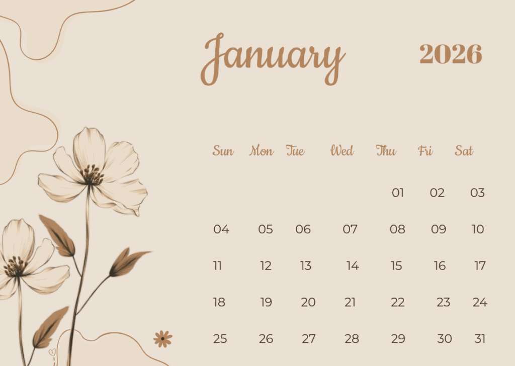 Aesthetic Calendar Design Trends 2026
