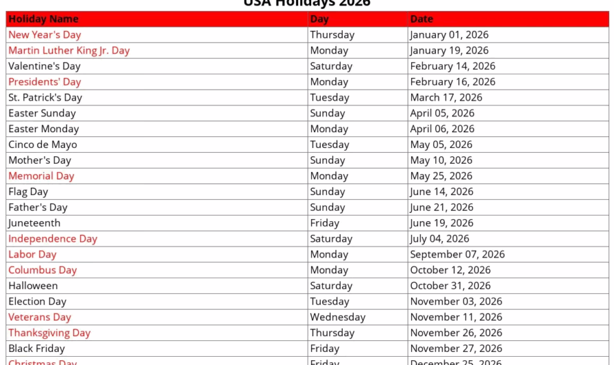 Holiday Calendar Ideas for 2026 – Free Templates & Tips