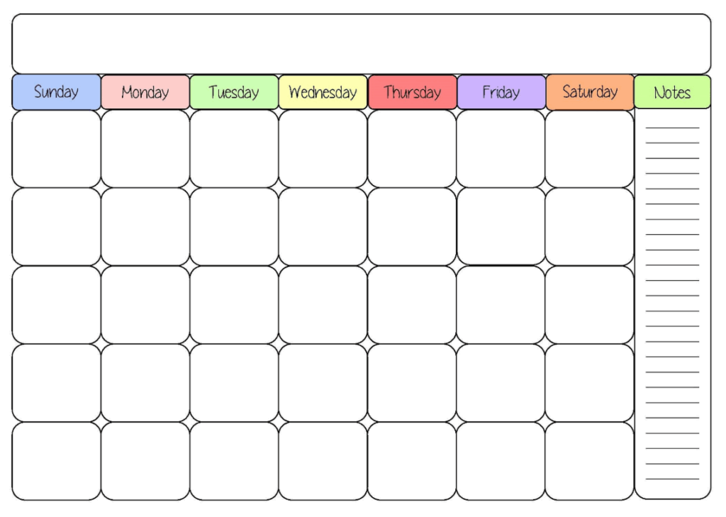 Free printable calendar layouts monthly yearly
