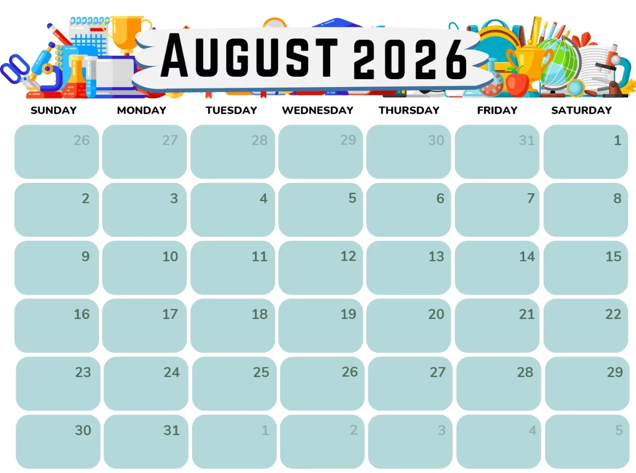August 2026 back to school important dates and planning ideas