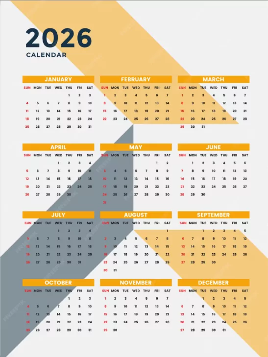 heritage calendar designs 2026